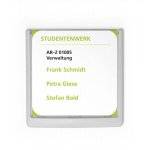 Durable  4862 02 Click Sign 149 X 148.5mm White